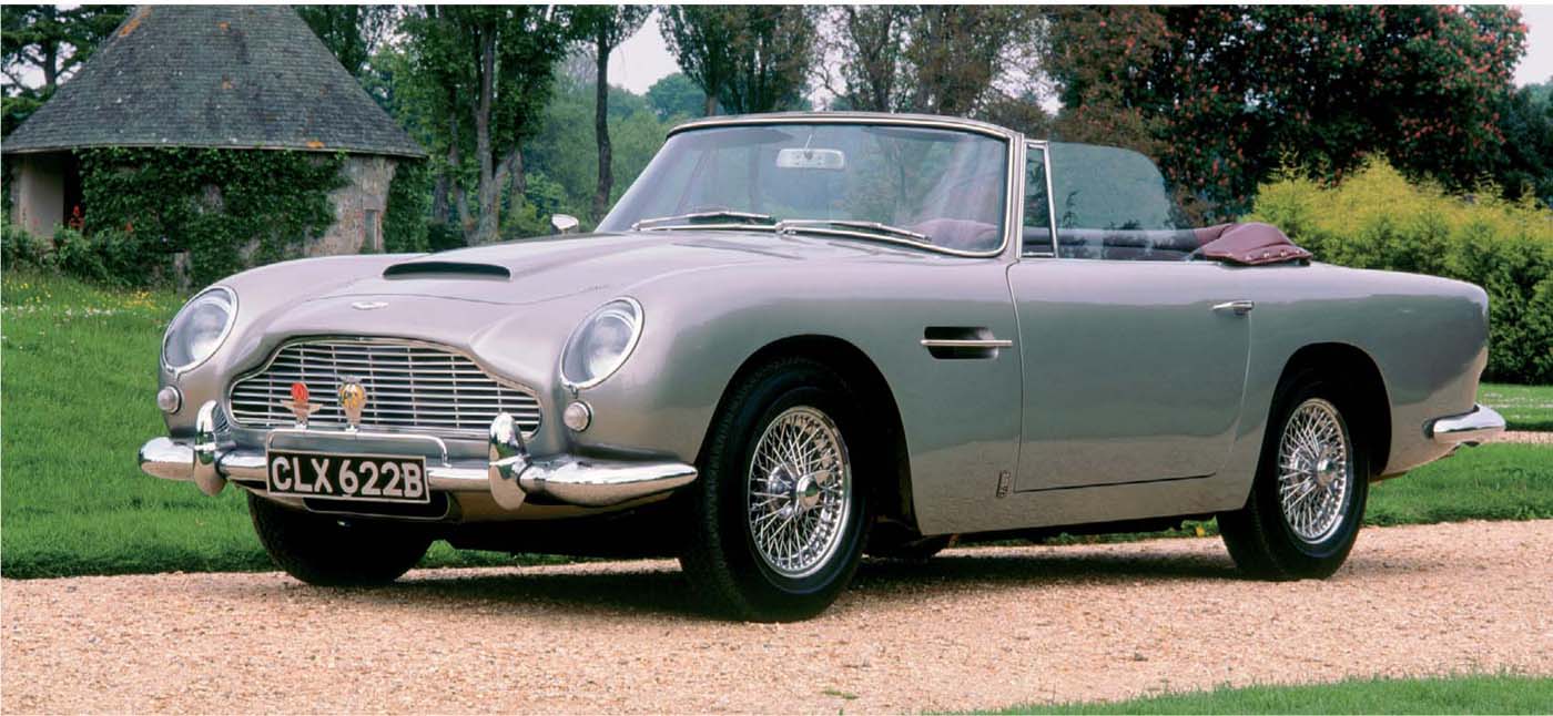 The DB5 in rare drophead form was a seriously good-looking car The James Bond - photo 3