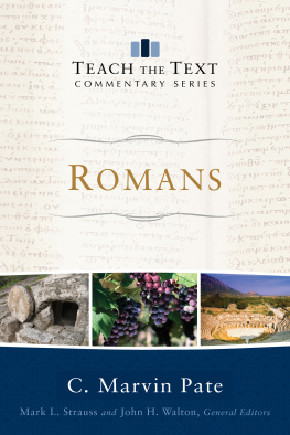 C. Marvin Pate Romans