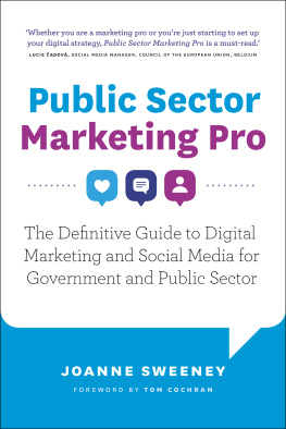 Joanne Sweeney Public Sector Marketing Pro: The Definitive Guide to Digital Marketing and Social Media for Government and Public Sector