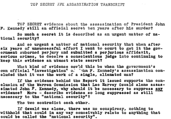 Whitewash IV The Top Secret Warren Commission Transcript of the JFK Assassination - photo 3