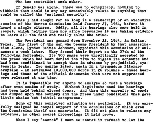 Whitewash IV The Top Secret Warren Commission Transcript of the JFK Assassination - photo 4