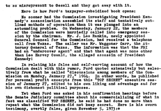 Whitewash IV The Top Secret Warren Commission Transcript of the JFK Assassination - photo 17