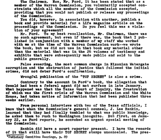 Whitewash IV The Top Secret Warren Commission Transcript of the JFK Assassination - photo 18