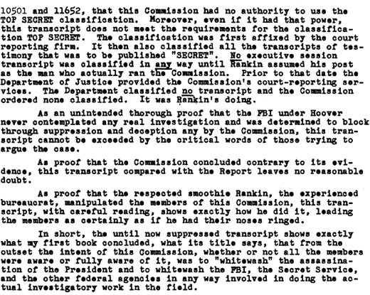 Whitewash IV The Top Secret Warren Commission Transcript of the JFK Assassination - photo 39