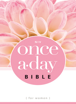Zondervan - NIV Once-a-day Bible for Women