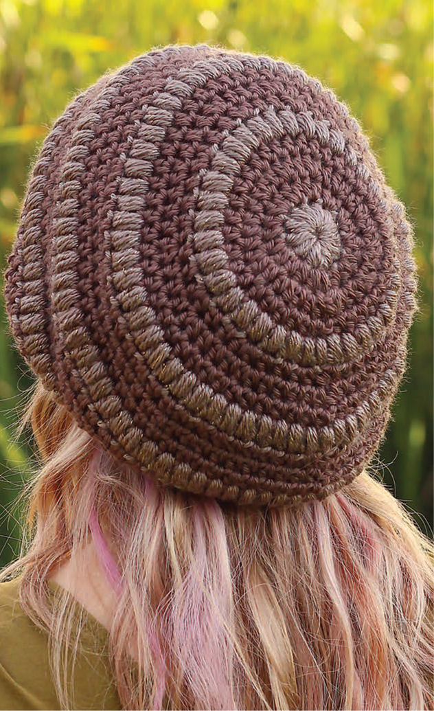 This slouchy beanie is made in a continuous spiral that will remind you of a - photo 4