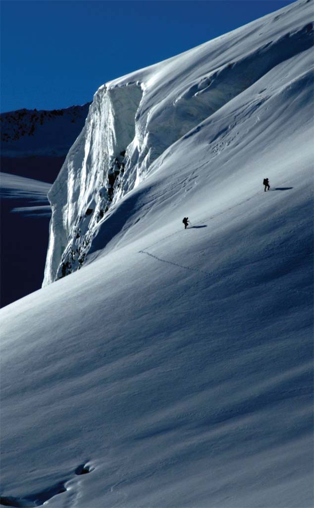 Fig 1 Climbers on Peigne dArolla Swiss Alps Climbing quickly is the essence - photo 2