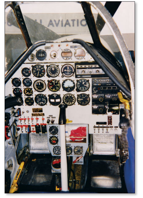 The instrument panel of Miss America The top eyebrow panel has the clock to - photo 3