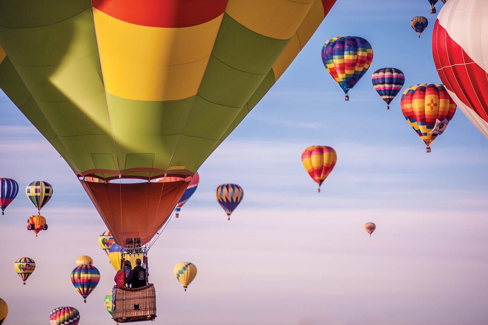 balloon festival in Albuquerque farolitos adding light and color during the - photo 11