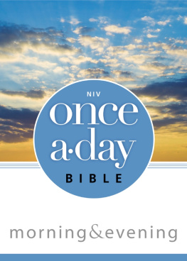 Zondervan - NIV Once-A-Day Morning and Evening Bible