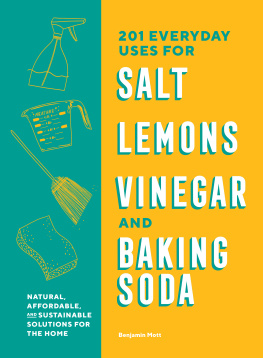 Benjamin Mott - 201 Everyday Uses for Salt, Lemons, Vinegar, and Baking Soda: Natural, Affordable, and Sustainable Solutions for the Home