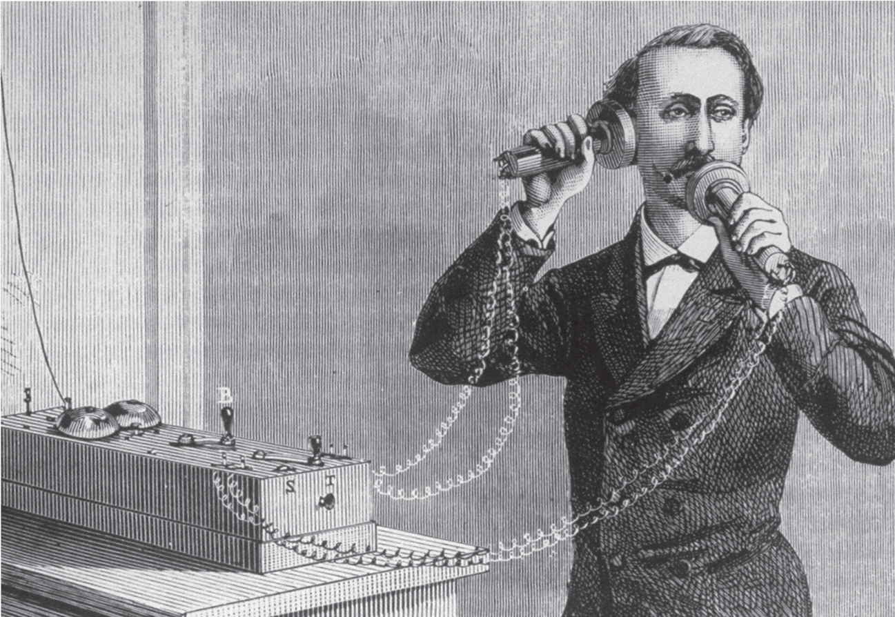 an early version of Bells telephone in action That same day Bell wrote a letter - photo 3