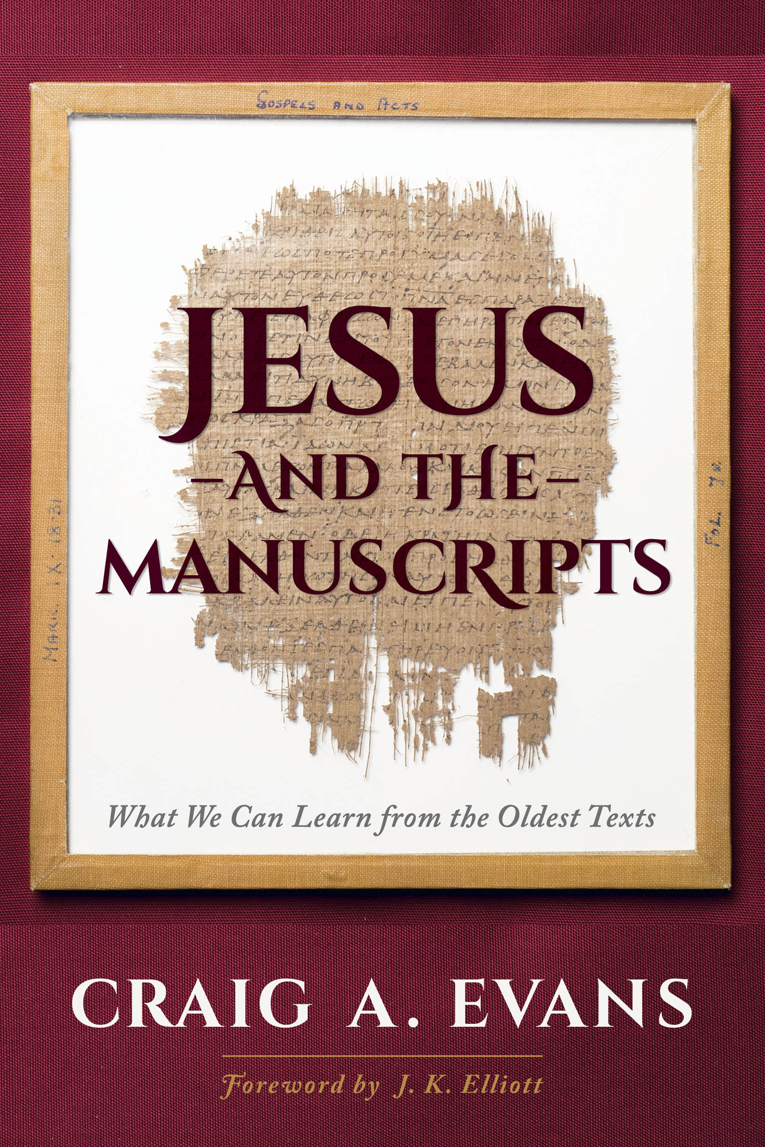 Contents Jesus and the Manuscripts What We Can Learn from the Oldest Texts - photo 1