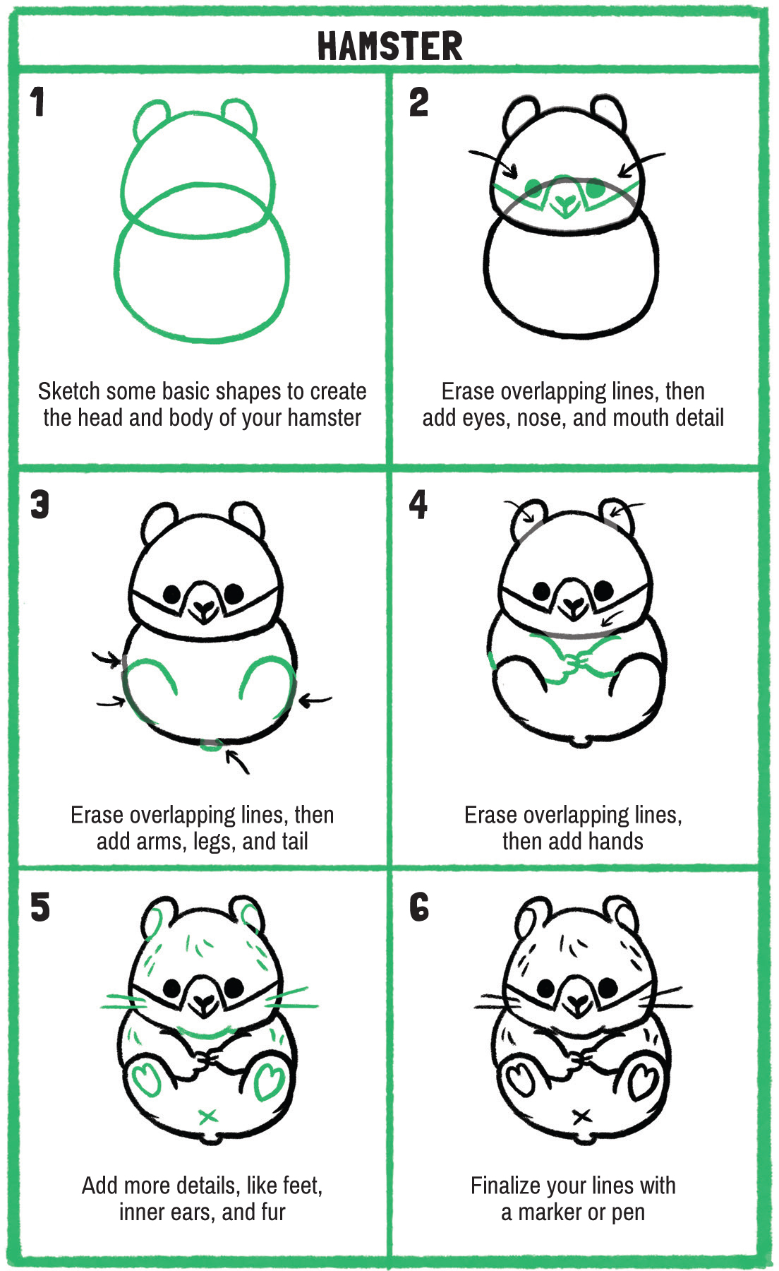 Show-How Guides Drawing Animals The 7 Essential Techniques 19 Adorable Animals Everyone Should Know - photo 23