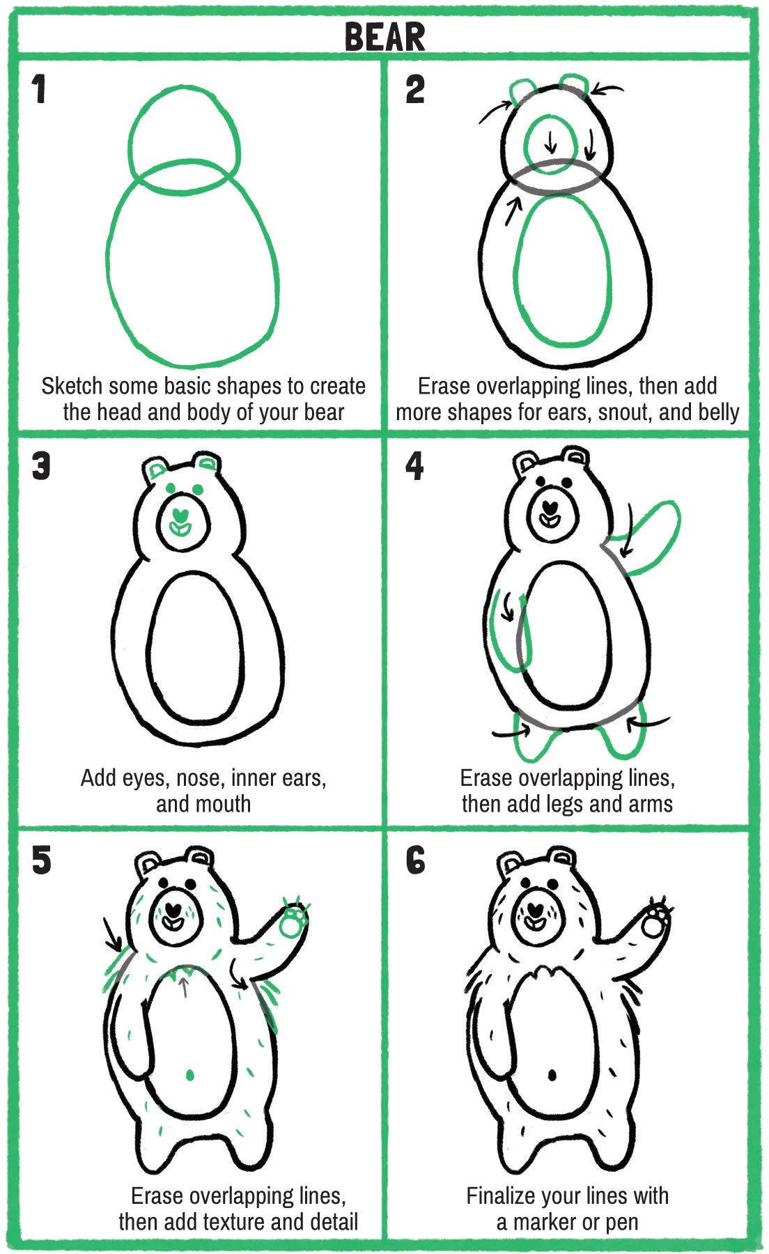 Show-How Guides Drawing Animals The 7 Essential Techniques 19 Adorable Animals Everyone Should Know - photo 34