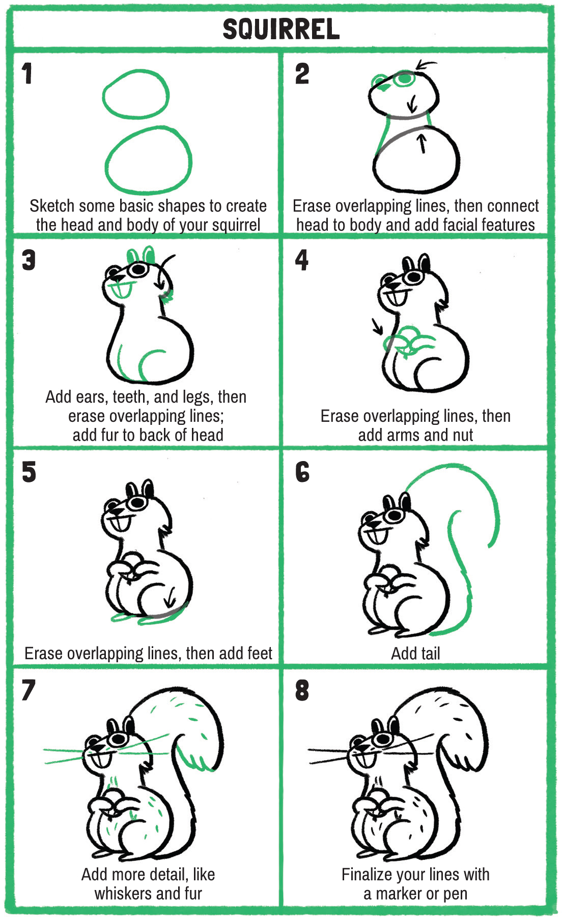 Show-How Guides Drawing Animals The 7 Essential Techniques 19 Adorable Animals Everyone Should Know - photo 35