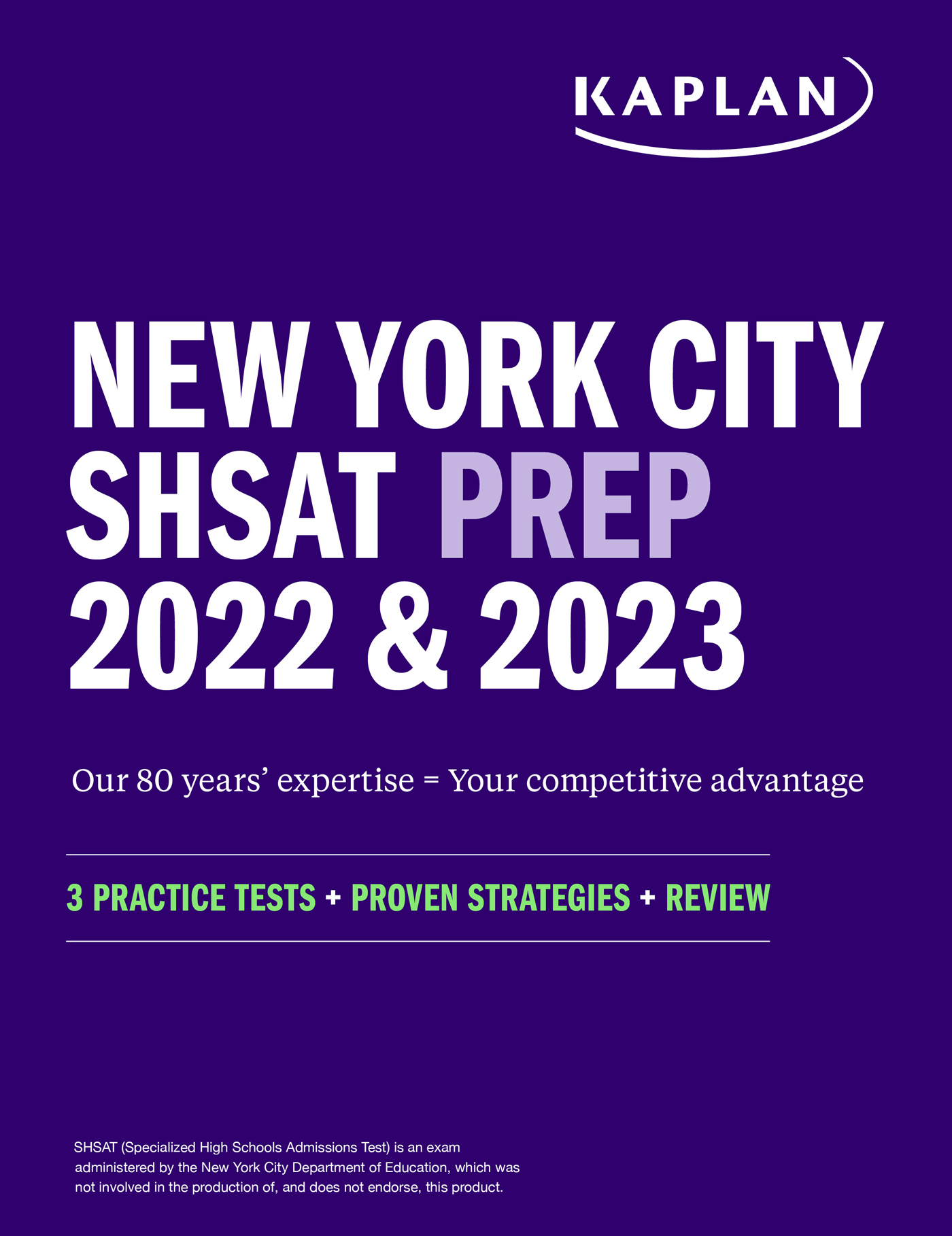 NEW YORK CITY SHSAT PREP 2022 2023 SHSAT Specialized High Schools - photo 1