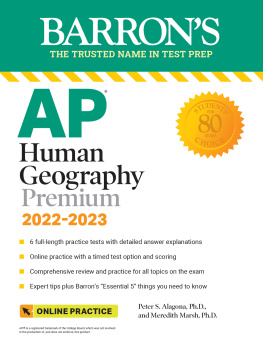 Meredith Marsh AP Human Geography Premium, 2022-2023: 6 Practice Tests + Comprehensive Review + Online Practice