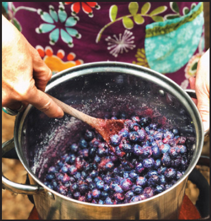 Chris Johnson Increase heat bringing the blueberries to a rolling boil Turn - photo 6