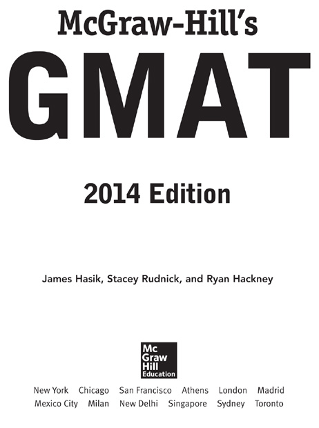 McGraw-Hills GMAT 2014 Edition - image 1