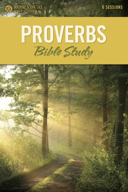 Rose Publishing Proverbs Bible Study