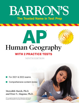 Meredith Marsh - AP Human Geography: with 2 Practice Tests