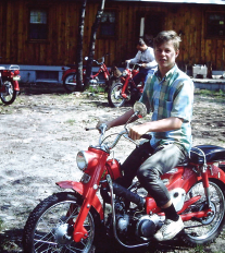 On my Honda 90 at Bear Lake Michigan in 1968 Gordie and Colleen with - photo 21