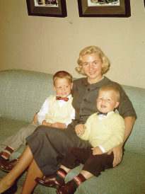 With Mom and Marty 1958 Christmas 1958 with Aunt Elsie Uncle Hughie and - photo 5