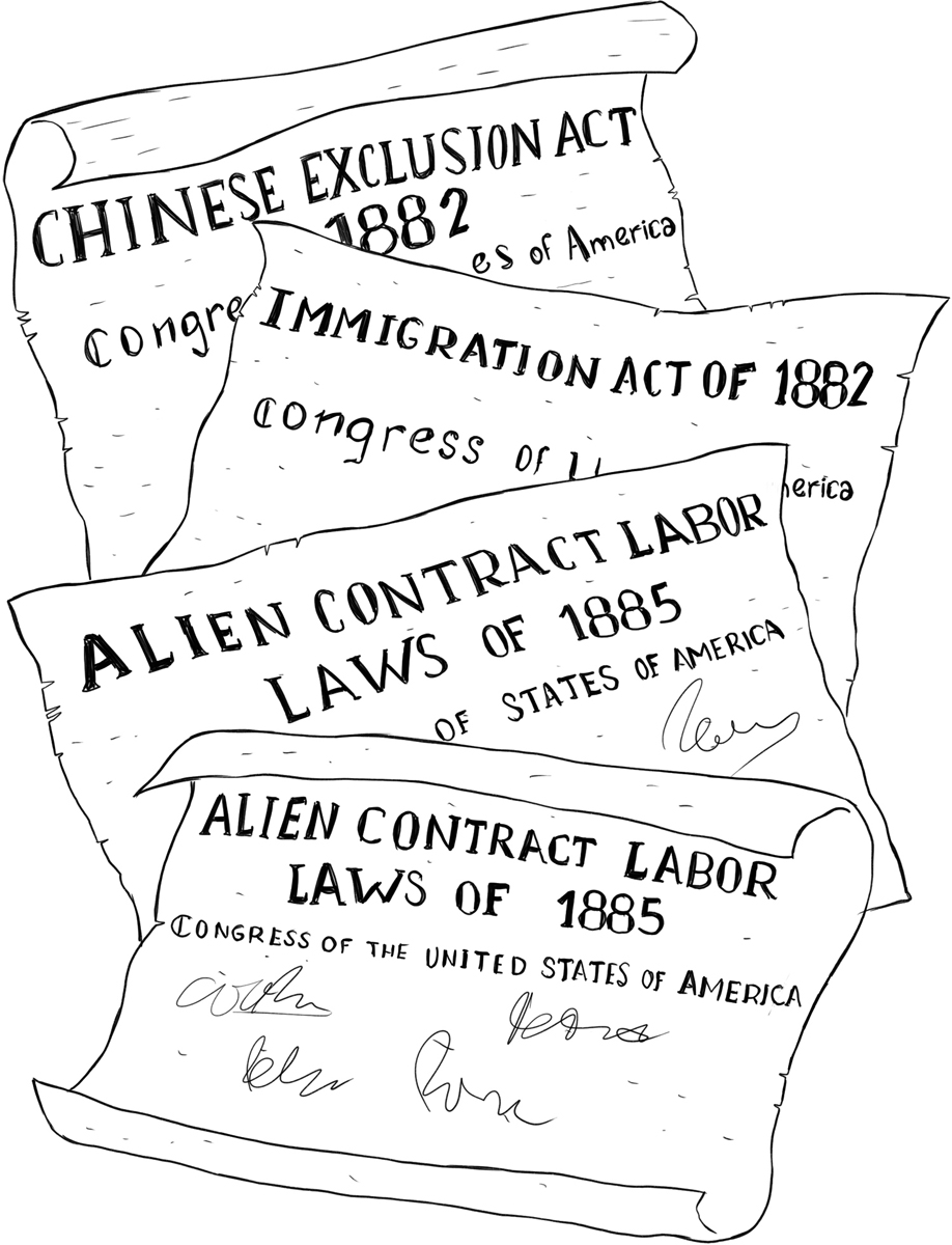 Anti-Immigration Laws In 1875 the US Supreme Court declared that the federal - photo 15