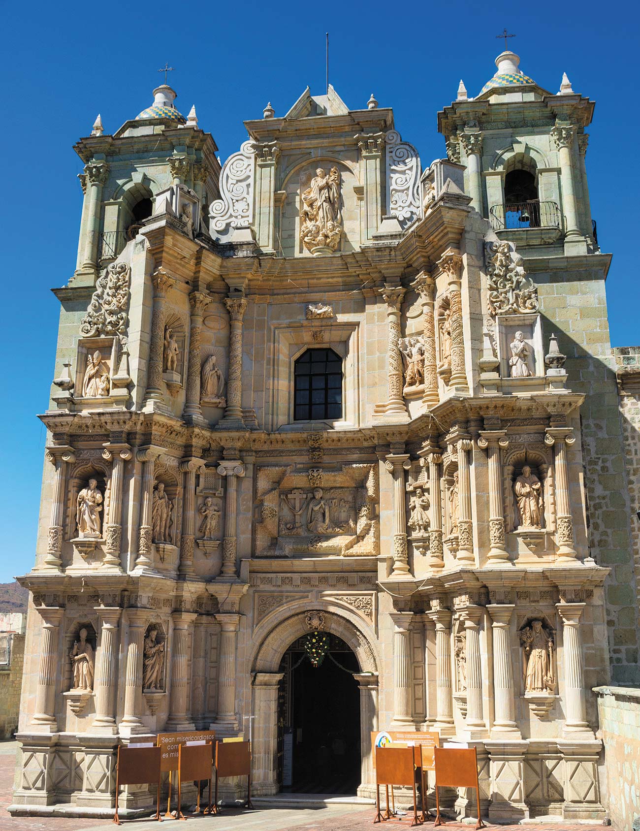 the baroque facade of the Baslica de Nuestra Seora de la Soledad in Oaxaca City - photo 14