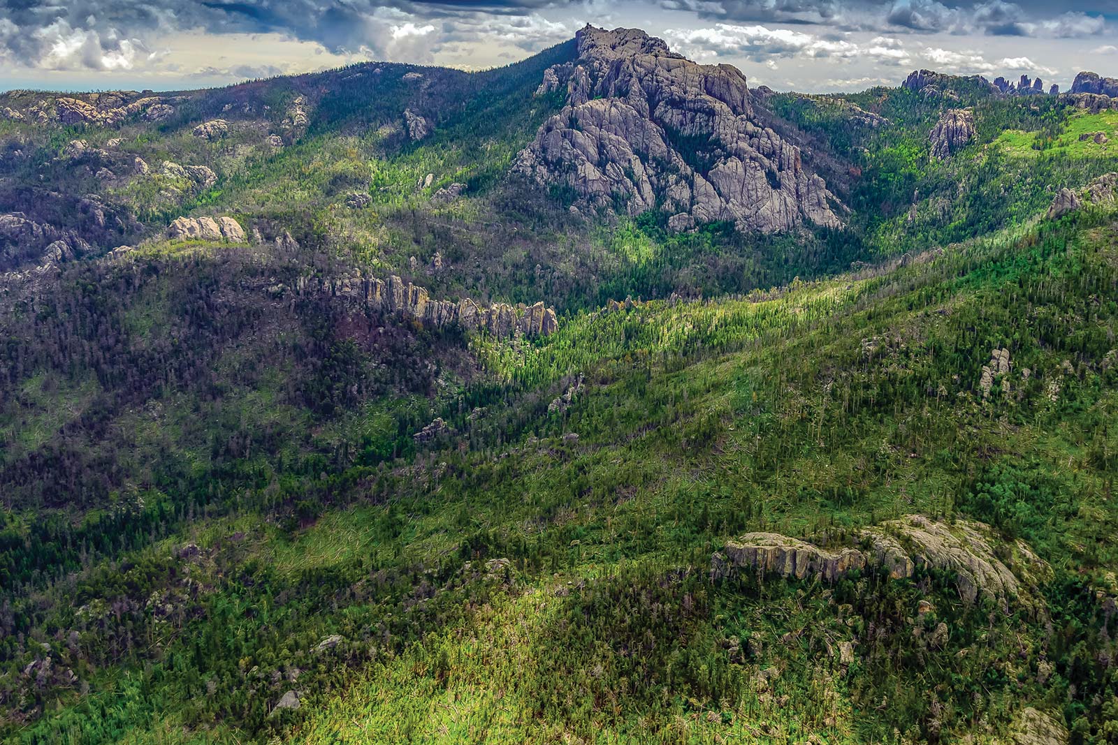 aerial view of the Black Hills The broad western horizons and vistas of plains - photo 10