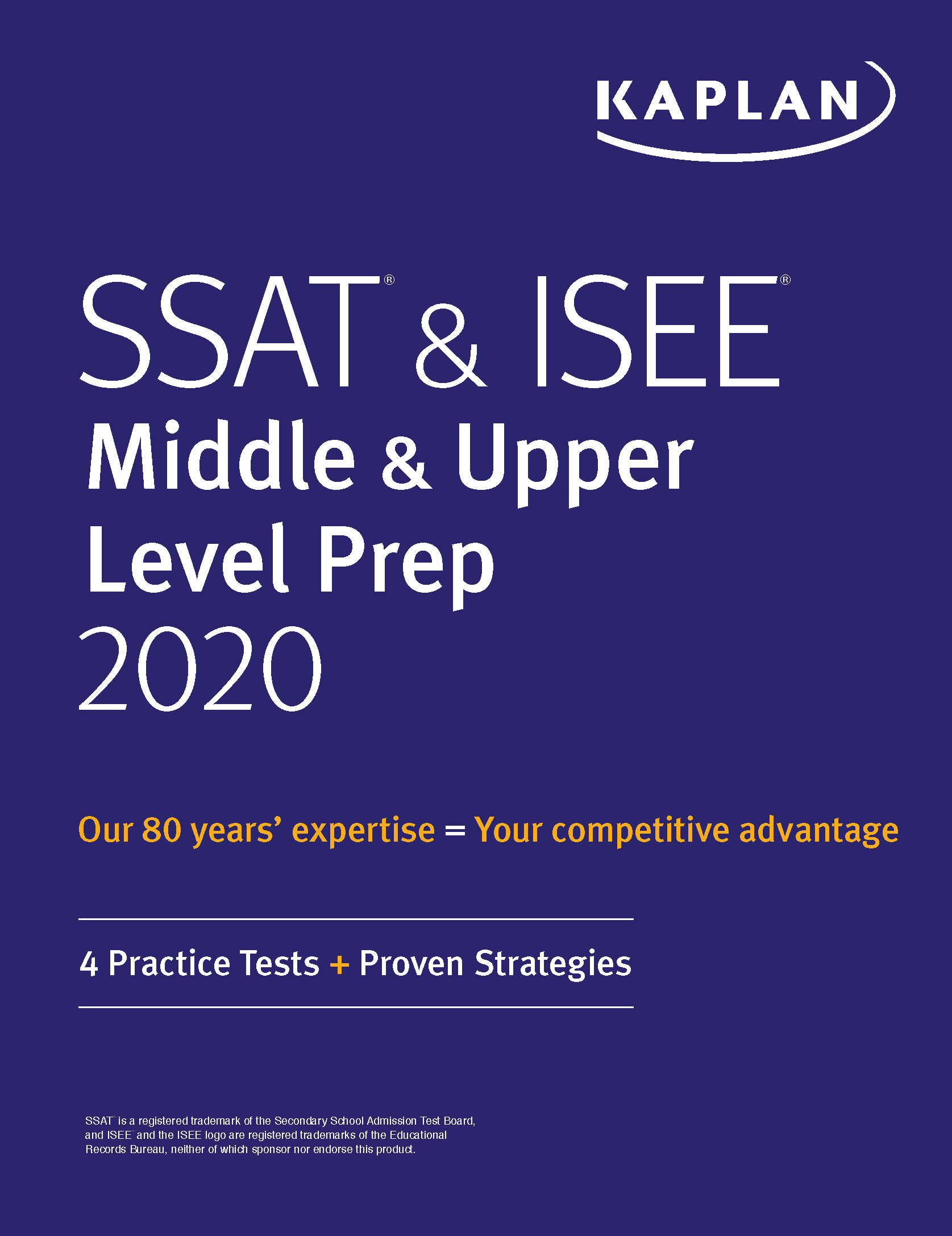 SSAT is a registered trademark of the Secondary Admission Test Board and ISEE - photo 1