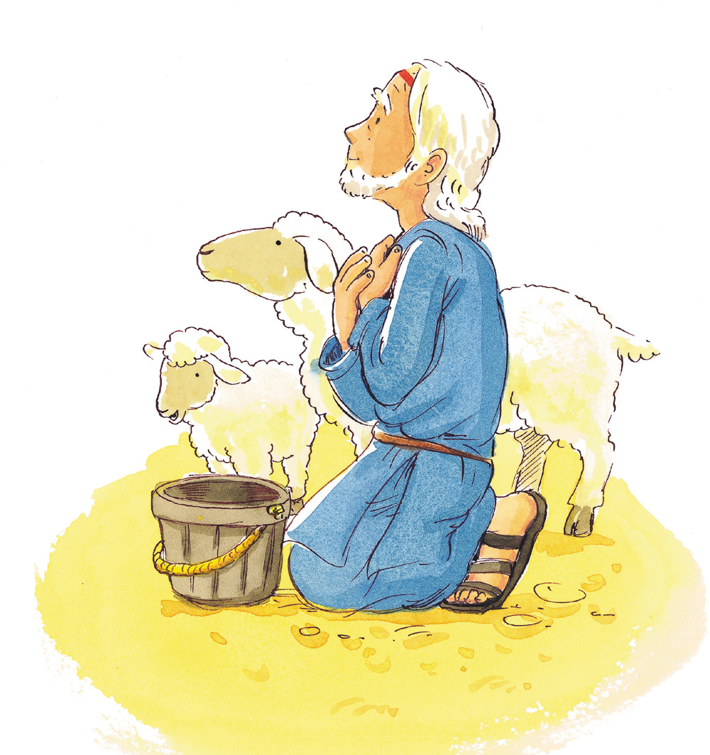 Abraham obeyed and together with his wife took their sheep and goats and they - photo 11