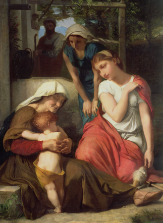 THE STORY OF NAOMI AND Ruththe subject of this 1859 painting by Emile Levyis - photo 4