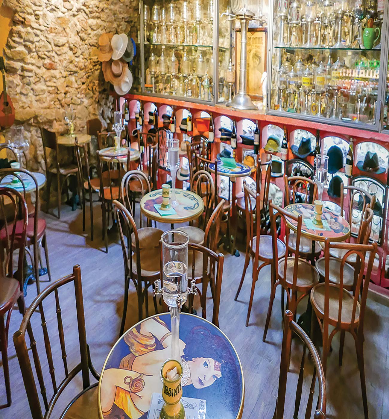 Absinthe Bar in Antibes Fort Bregancon Mentioning the French Riviera - photo 6