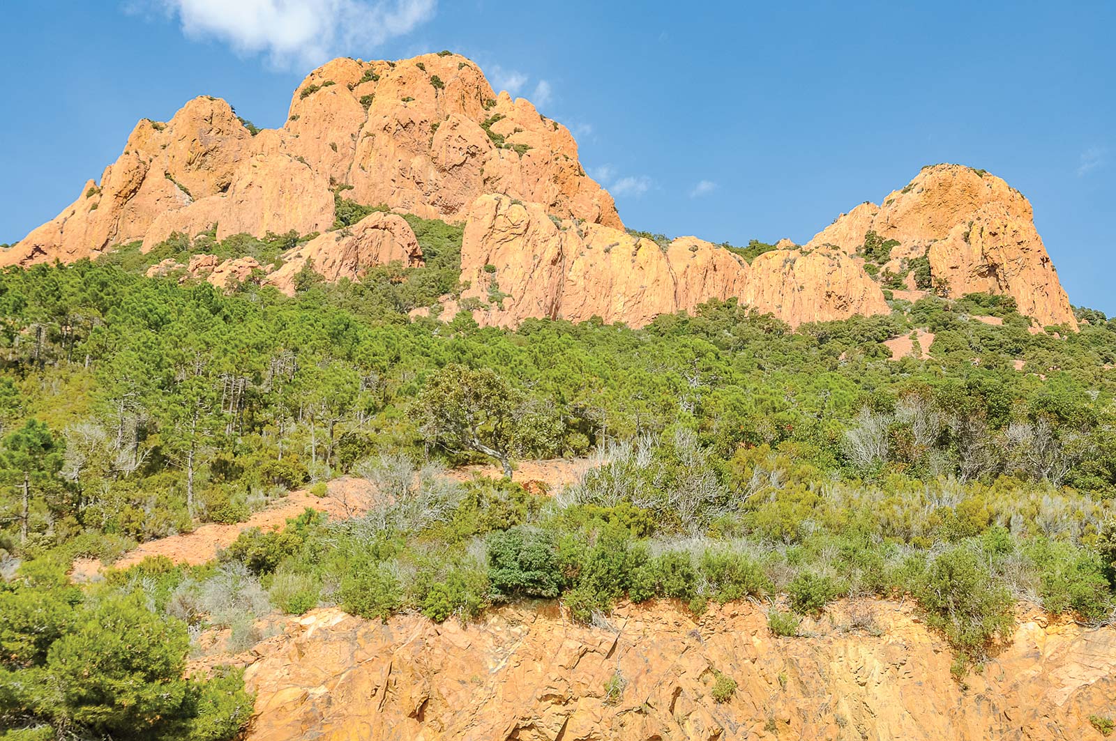 Mountain biking and hiking in the incredible geological surroundings of the - photo 17