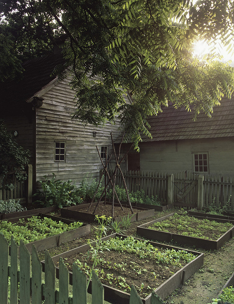 In spring the four-square garden at the Ephrata Cloister stands ready for an - photo 4