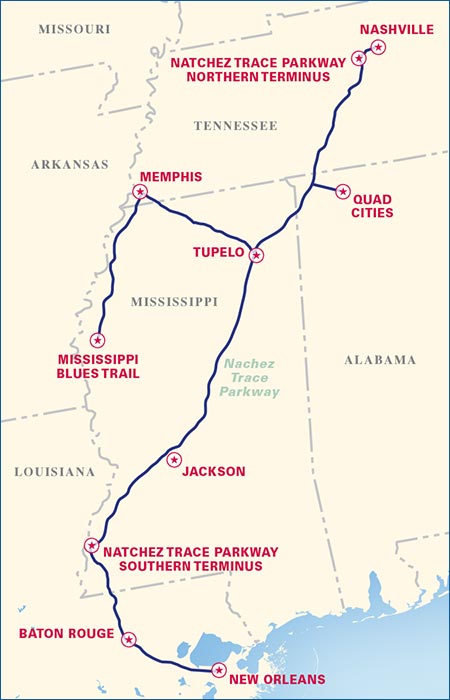 The Trace Tennessee This is where your drive starts at the northern terminus - photo 9