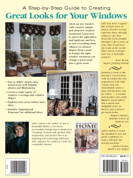 Sally Cowan Sew a Beautiful Window: Innovative Window Treatments for Every Room in the House