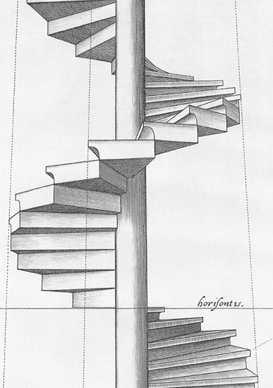 Staircase drawing by Henricus Hondius c 1751 Whatever your prognosis you - photo 10