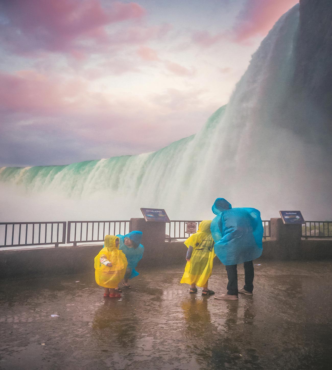 Journey Behind the Falls observation platform Niagara Falls A boat draws - photo 6