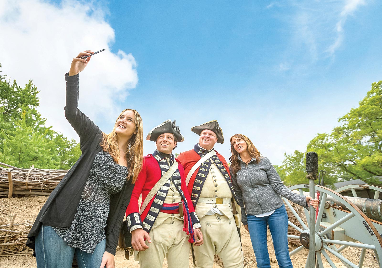 Revisit History at Costumed reenactors demonstrate how soldiers fought to - photo 13