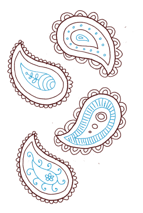 4 Try doodling different designs inside each teardrop 5 To create a - photo 28