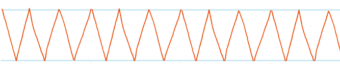 Use orange to create a zigzag line These yellow triangles have smaller ones - photo 7