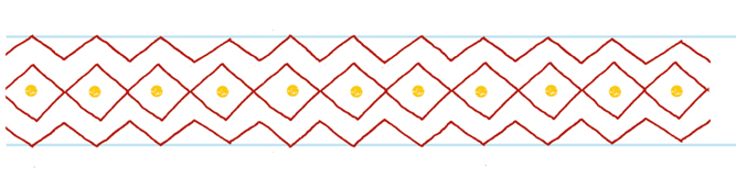 Create more complex patterns by combining rows of zigzags Celtic Knots Celtic - photo 11