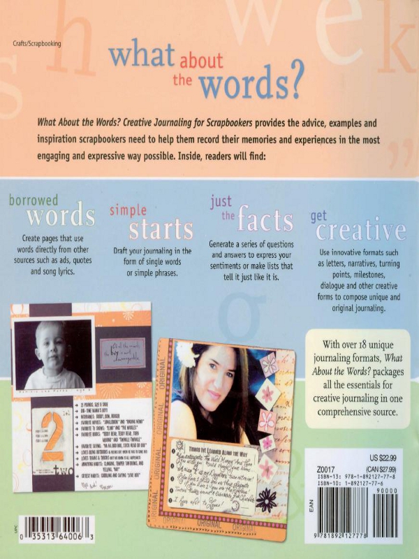 What about the Words Creative Journaling for Scrapbookers - image 1