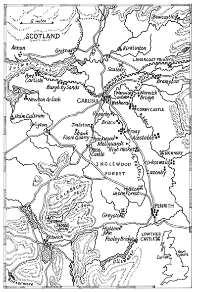 The Petteril and Eden valleys with the Lake District to the west and the - photo 6