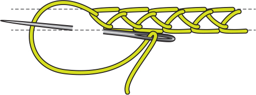 Double Chain Stitch This stitch is worked similarly to a standard chain stitch - photo 14