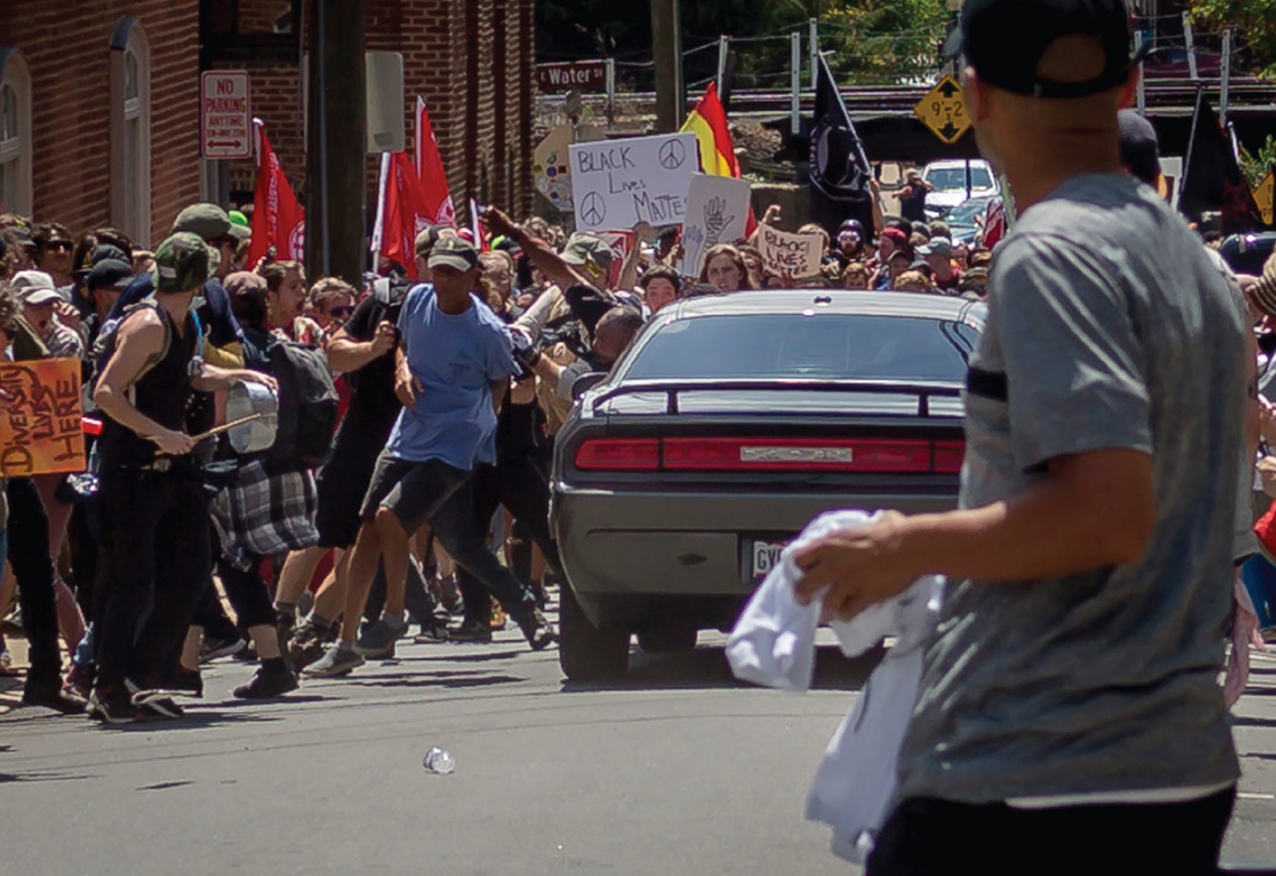 The protest in Charlottesville Virginia turned deadly when a car accelerated - photo 4