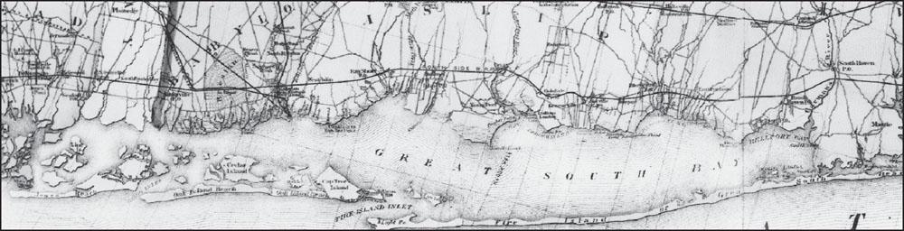 This map shows the South Shore of Long Island the area covered in this book - photo 2